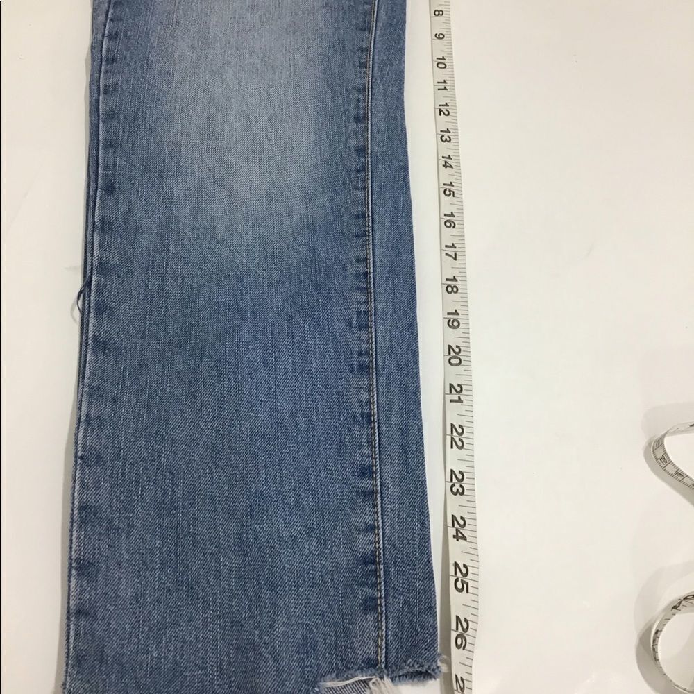 Garage Distressed MOM Straight Leg Jeans New With Tag Size 5 Junior - Picture 5 of 9